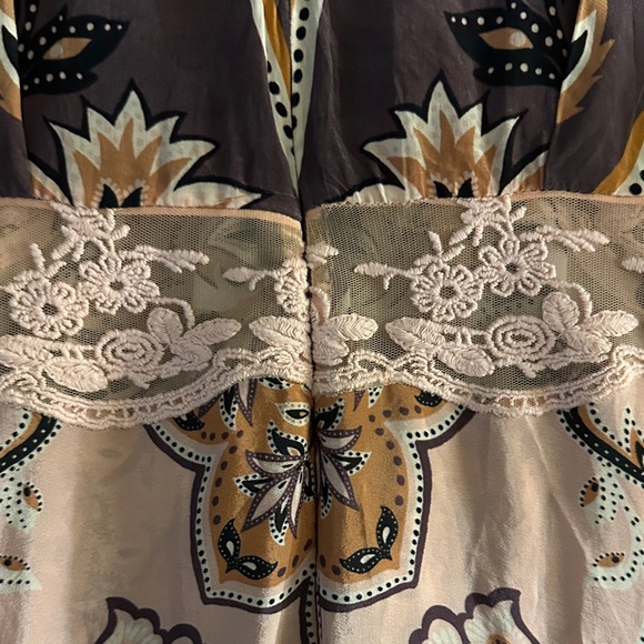 FARM Rio Glam Tapestry Lace Slip Dress Size M - Picture 7 of 8